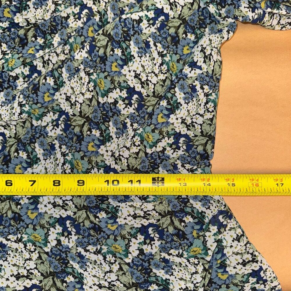 ASTR the Label Santorini One Shoulder Floral Midi Dress medium Anthropologie - Picture 11 of 12